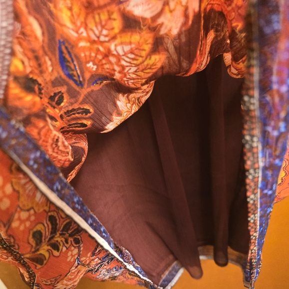 Womens Old Navy size Large fall colors, short sleeve top - Picture 8 of 11